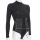 Long Sleeve Casual Bodysuit with PU belt
